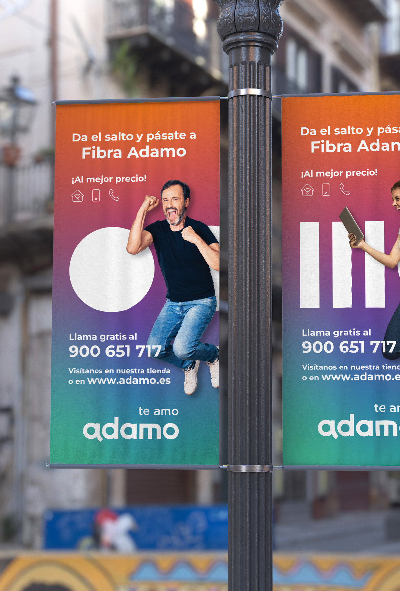 Publicidad exterior de Adamo