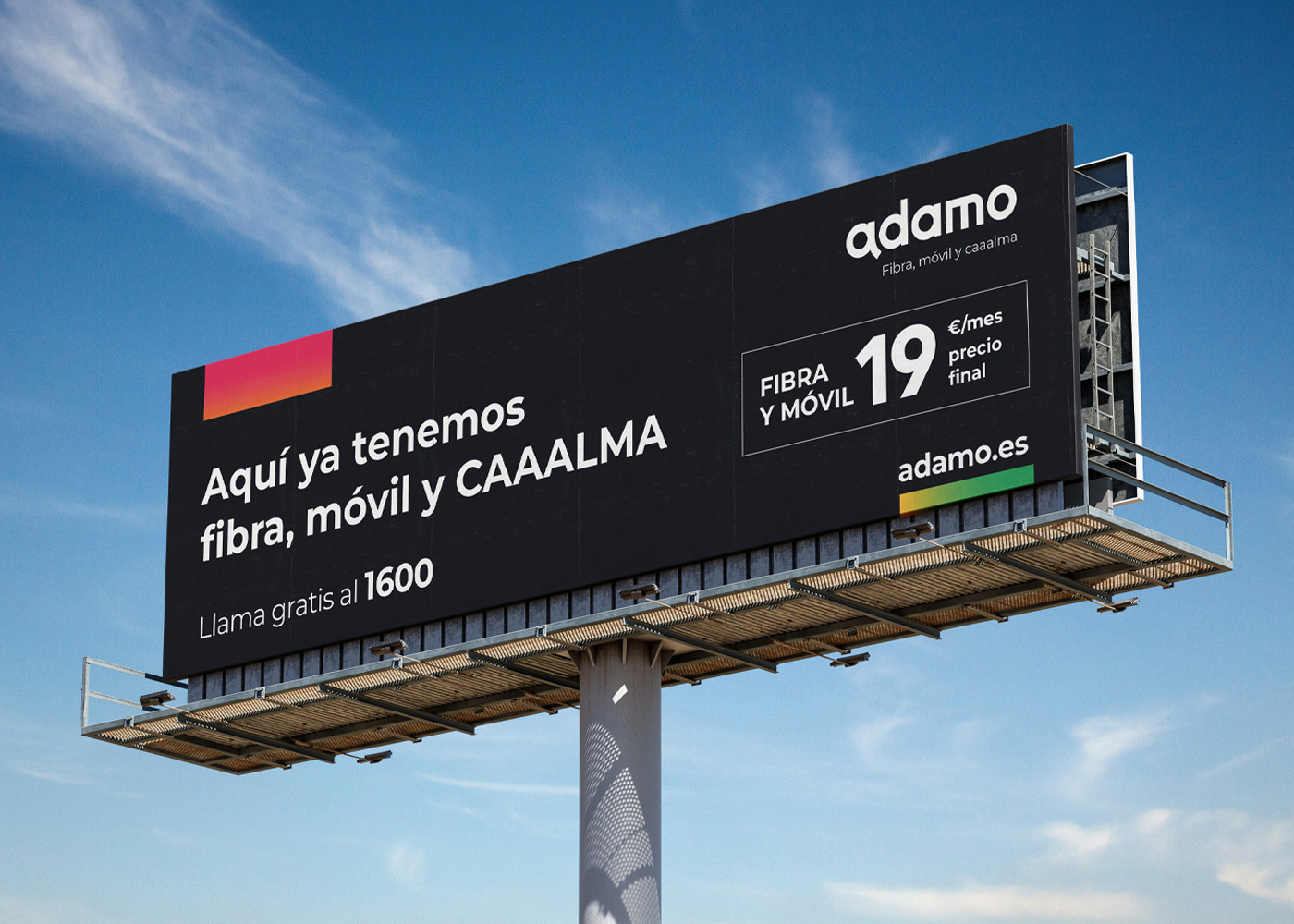 Valla publicitaria de Adamo