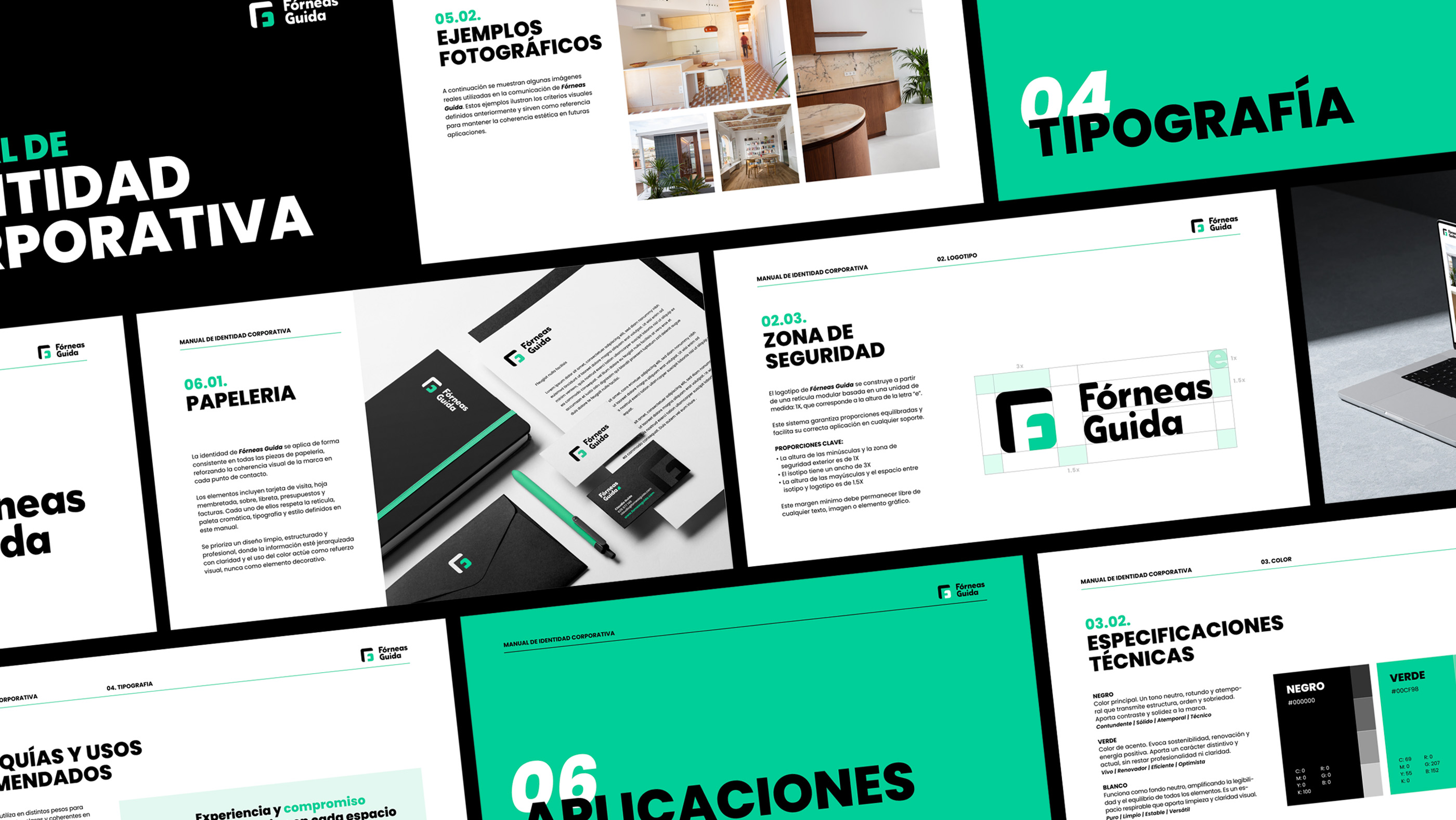 Manual de identidad corporativa de Fórneas Guida